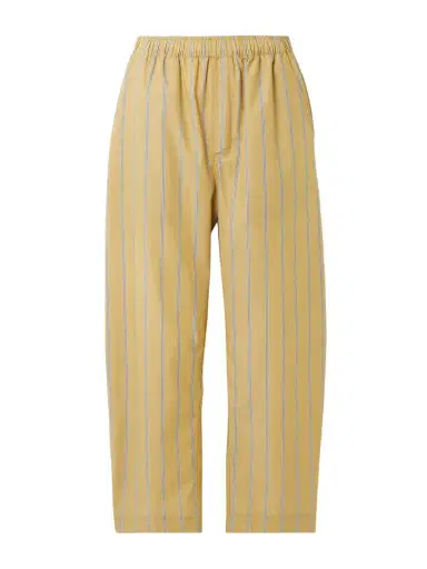 Jamie Haller The Boxer Striped Cotton-poplin Barrel-leg Pants | Thumbnail 1