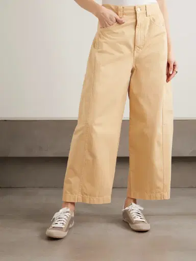 Jamie Haller The Crop Painter Cropped Mid-rise Wide-leg Jeans | Thumbnail 3