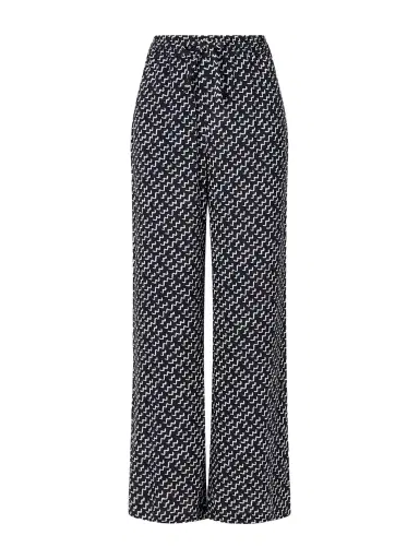 Donde Esteban Estrellitas Y Olas Printed Woven Straight-leg Pants | Thumbnail 1 Donde Esteban Estrellitas Y Olas Printed Woven Straight-leg Pants | Thumbnail 1