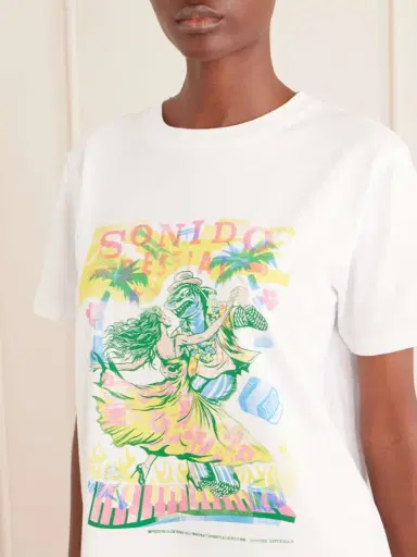 Donde Esteban Sonido Bestial Printed Cotton-jersey T-shirt | Thumbnail 3 Donde Esteban Sonido Bestial Printed Cotton-jersey T-shirt | Thumbnail 3