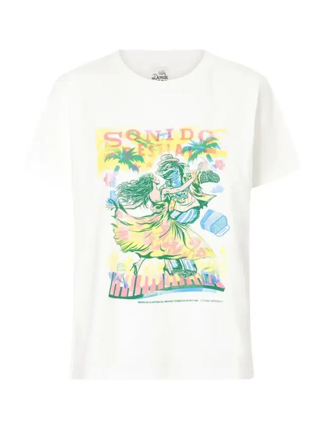 Donde Esteban Sonido Bestial Printed Cotton-jersey T-shirt