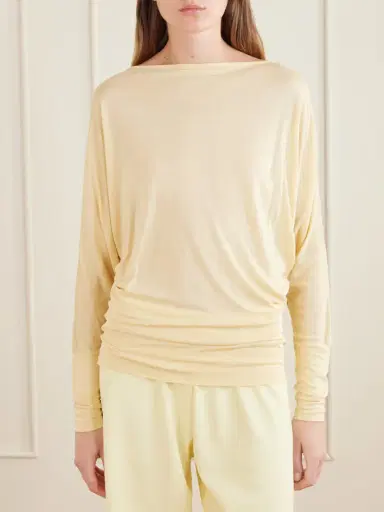 TOTEME Boatneck Jersey Top | Thumbnail 3