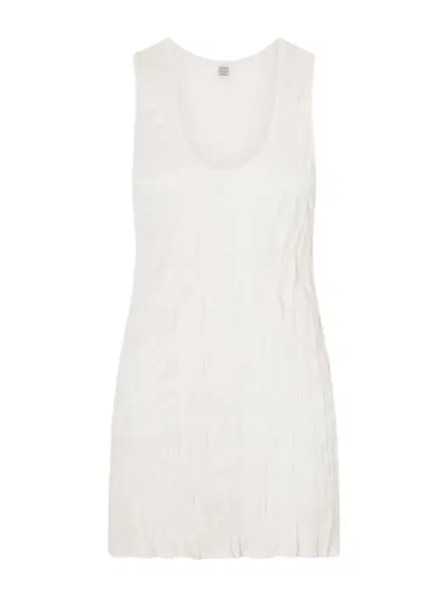 Crinkled Viscose Knit Tank