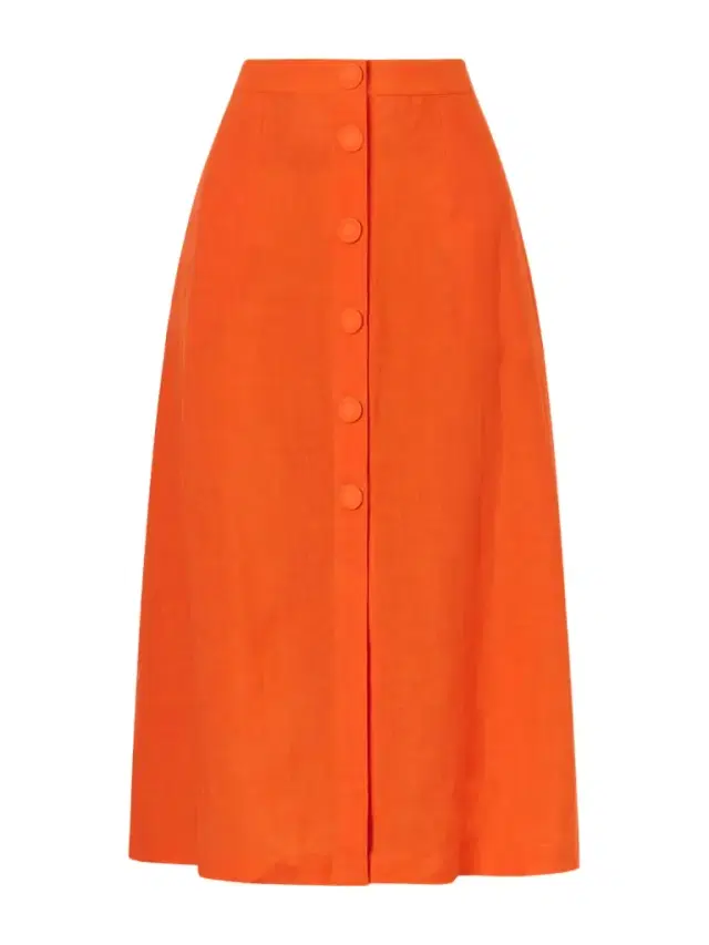 Eres Amusante Linen Midi Skirt