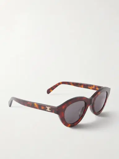 CELINE Eyewear Round-frame Acetate Sunglasses | Thumbnail 3