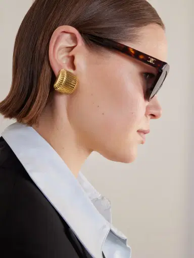 CELINE Eyewear Round-frame Acetate Sunglasses | Thumbnail 5