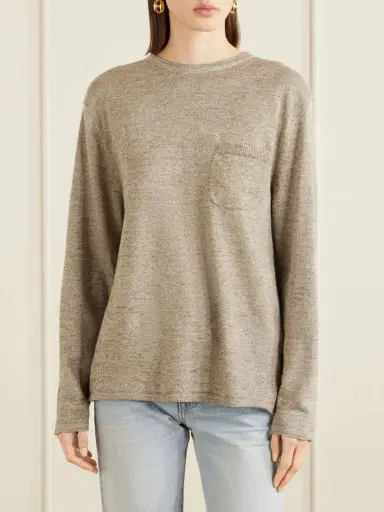 Aimé Leon Dore Linen, Alpaca, Cotton And Wool-blend Sweater | Thumbnail 3