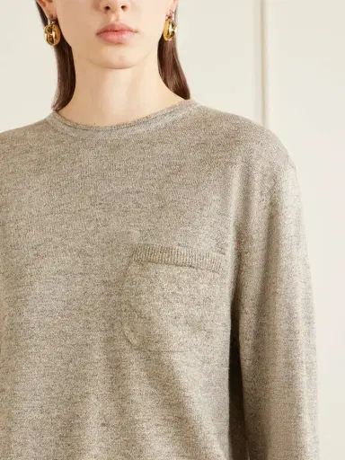 Aimé Leon Dore Linen, Alpaca, Cotton And Wool-blend Sweater | Thumbnail 5