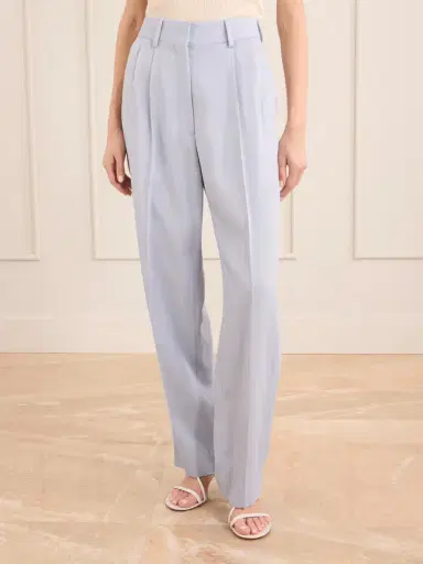 Blazé Milano Vezon Pleated Tapered Woven Pants | Thumbnail 3