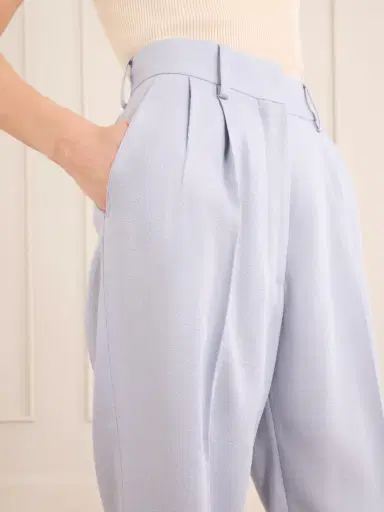 Blazé Milano Vezon Pleated Tapered Woven Pants | Thumbnail 5
