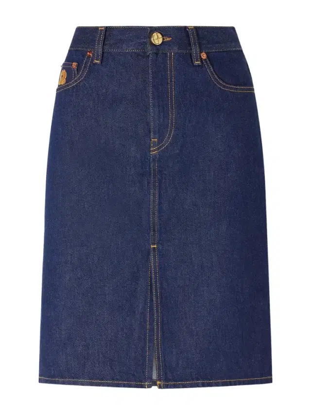 Blazé Milano Denim Midi Skirt