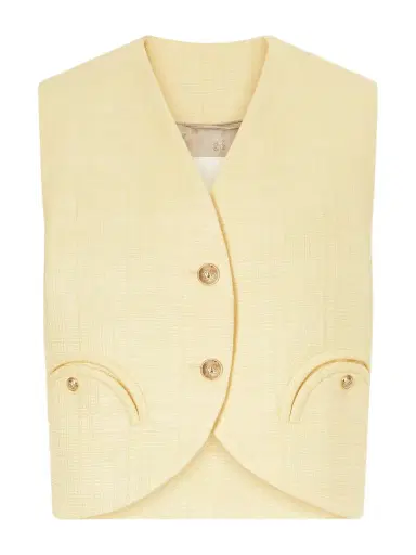 Blazé Milano Gliss Cotton-blend Vest | Thumbnail 1 Blazé Milano Gliss Cotton-blend Vest | Thumbnail 1