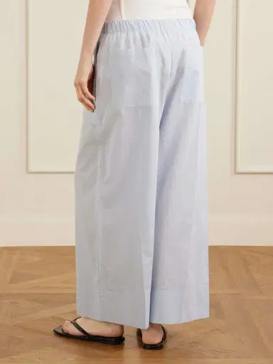 TOTEME Cotton And Linen-blend Wide-leg Pants | Thumbnail 4