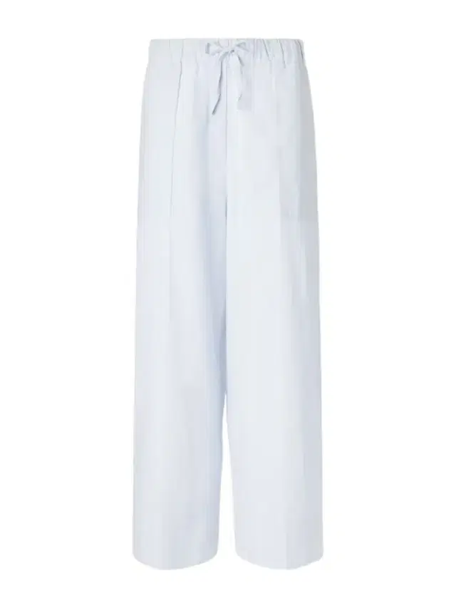 Cotton And Linen-blend Wide-leg Pants