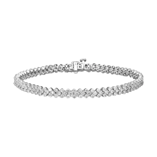 Ina Mar Ina Mar 14K White 3.50 ctw Gold Diamond Tennis Bracelet by The Solist
