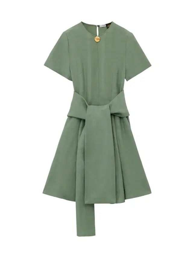 LOEWE PERFUMES LOEWE x Paula's Ibiza Pebble Pleated Dress