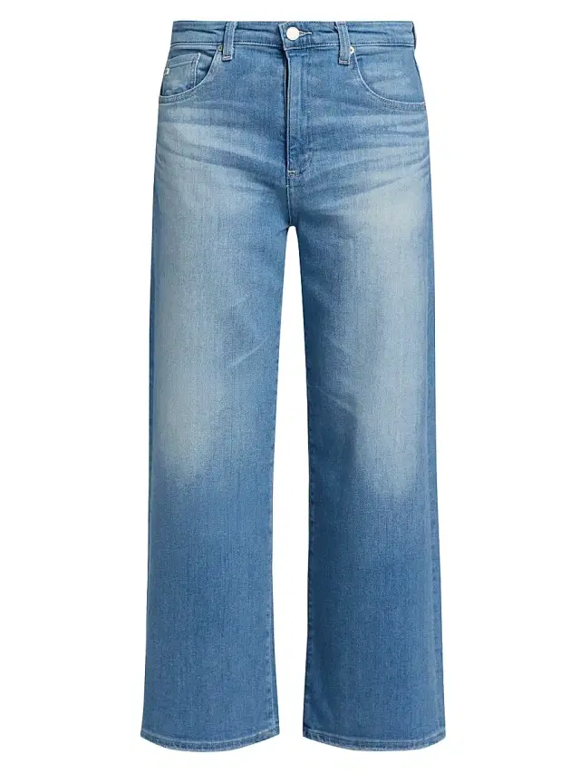 AG Jeans Women's Saige Wide-Leg Crop Jeans - Expedition