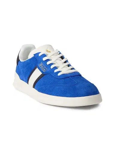 Polo Ralph Lauren Men's Heritage Aera Suede Low-Top Sneakers - Royal Navy | Thumbnail 2