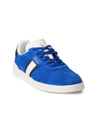 Polo Ralph Lauren Men's Heritage Aera Suede Low-Top Sneakers - Royal Navy | Thumbnail 5