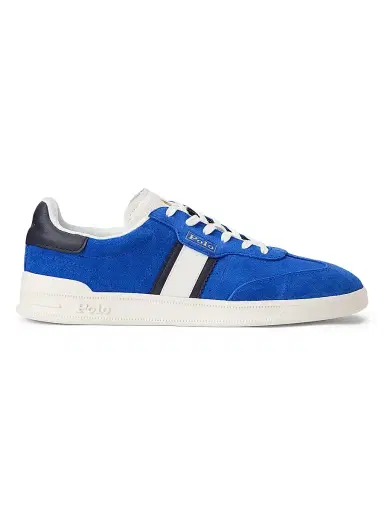 Polo Ralph Lauren Men's Heritage Aera Suede Low-Top Sneakers - Royal Navy | Thumbnail 1