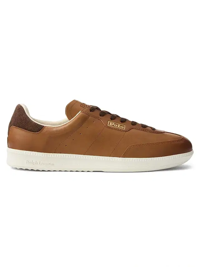 Polo Ralph Lauren Men's Field Court 200 Leather Low-Top Sneakers - Tan