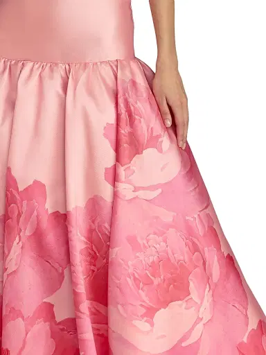 Mac Duggal Women's Floral Mikado Strapless Gown | Thumbnail 3 Mac Duggal Women's Floral Mikado Strapless Gown | Thumbnail 3