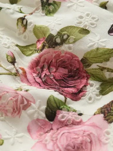 Alice + Olivia Women's Gemma Embroidered Floral Romper - Garden Gossip Offwhite - Size 14 | Thumbnail 7 Alice + Olivia Women's Gemma Embroidered Floral Romper - Garden Gossip Offwhite - Size 14 | Thumbnail 7