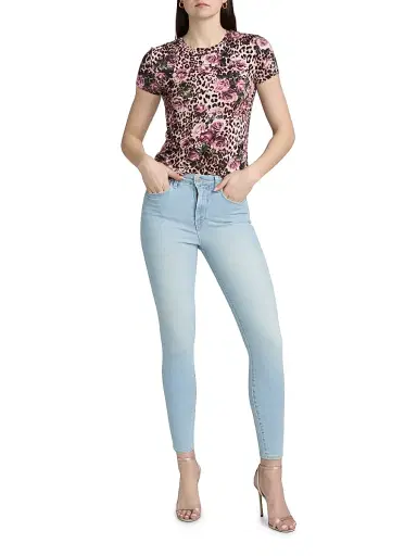L'Agence Women's Monique Ultra High-Rise Skinny Jeans - Normandie - Size 30 | Thumbnail 2