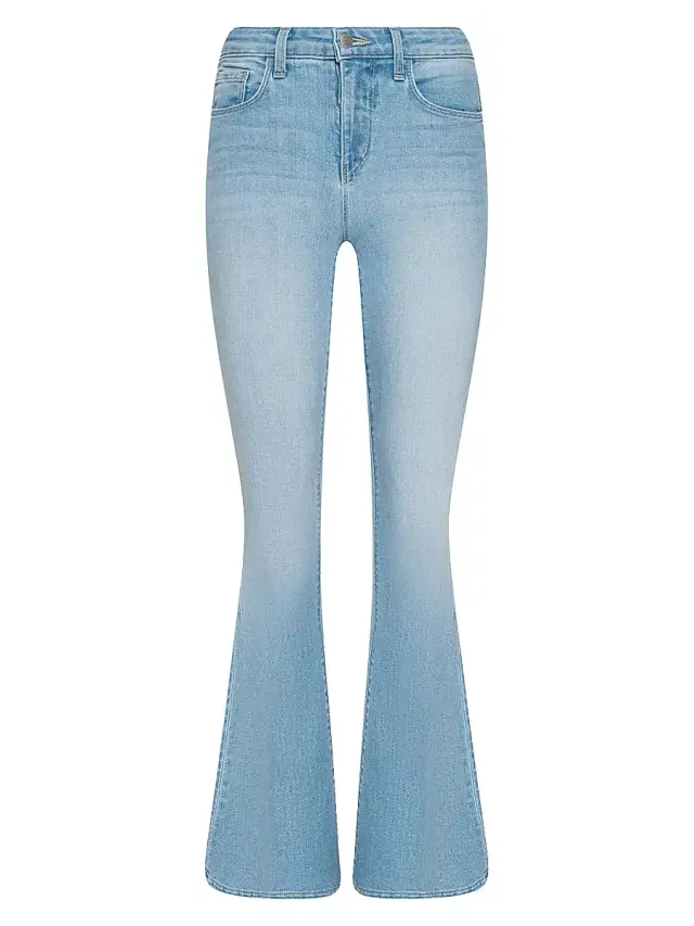 L'AGENCE Women's Taney Low-Rise Sneaker-Flared Jeans - Normandie