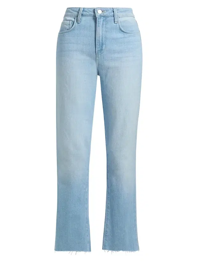 L'AGENCE Women's Kendra High-Rise Flare Crop Jeans - Bayridge