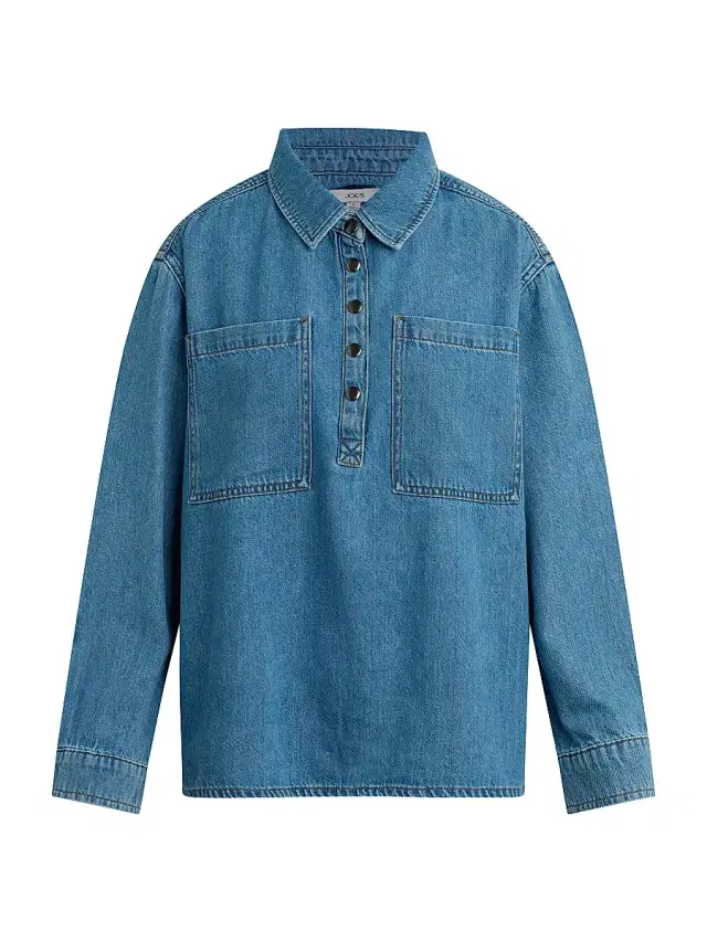 Joe's Jeans Women's The Easy Popover Denim Shirt - Notable