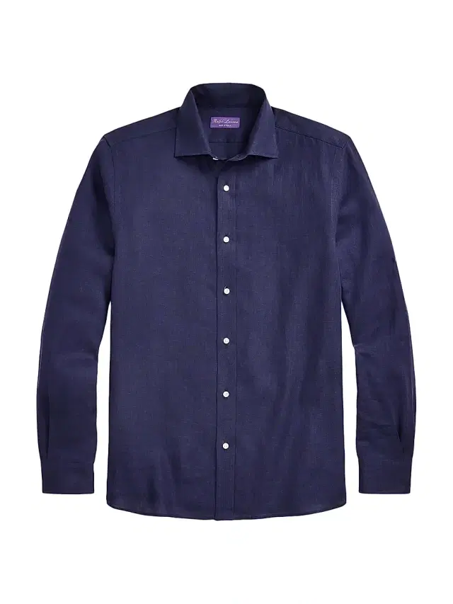 Men's Linen Shirt - Spring Navy