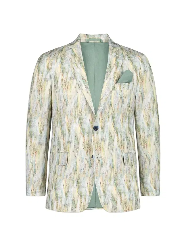 Robert Graham Men's Barnsley Woven Linen-Blend Sport Coat