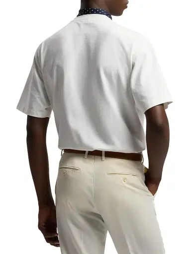 Ralph Lauren Purple Label Men's Polo Bear Relaxed-Fit T-Shirt - Deckwash White | Thumbnail 5