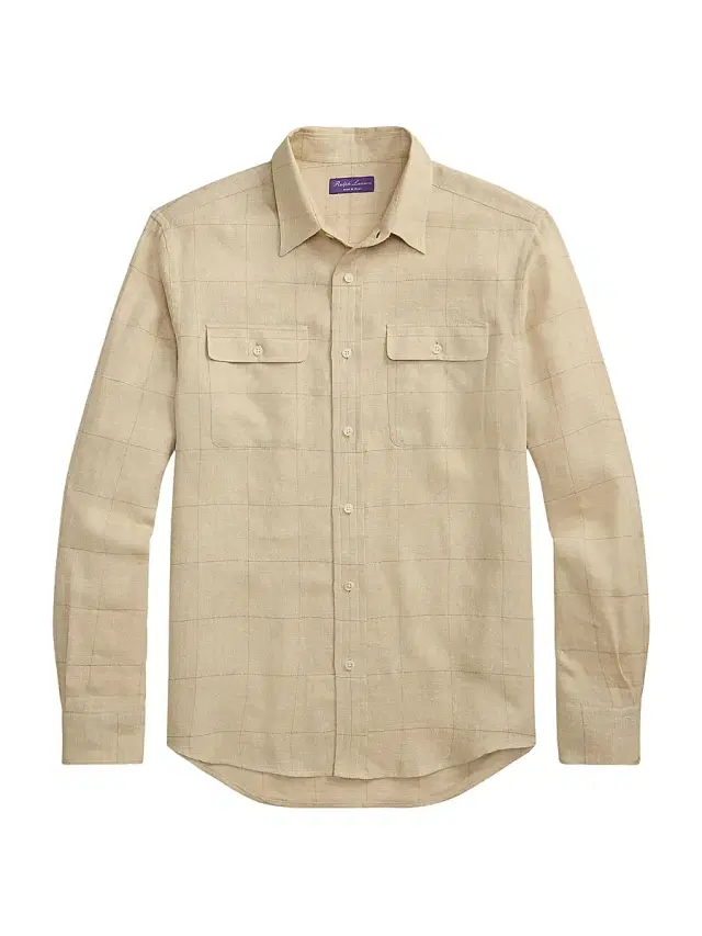 Ralph Lauren Purple Label Men's Windowpane Shirt