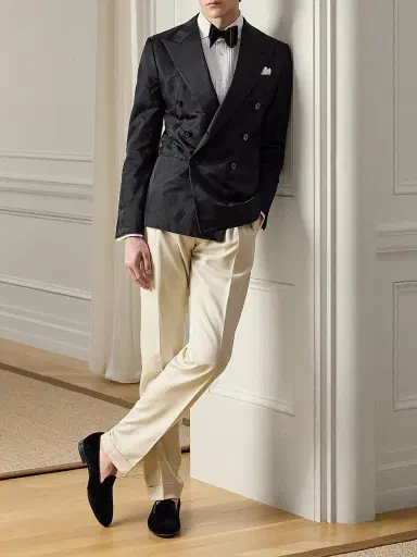 Ralph Lauren Purple Label Men's Kent Hand-Tailored Tuxedo Jacket | Thumbnail 6 Ralph Lauren Purple Label Men's Kent Hand-Tailored Tuxedo Jacket | Thumbnail 6