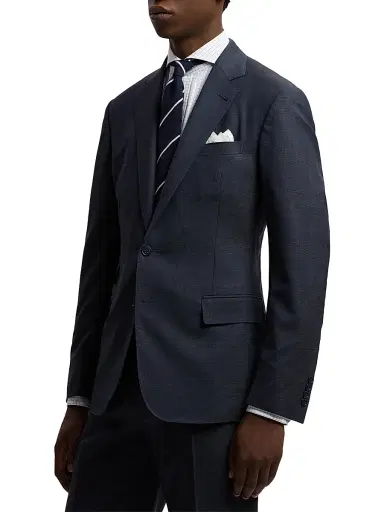 Ralph Lauren Purple Label Men's Glen Plaid Wool Suit - Soft Blue - Size 50 | Thumbnail 5 Ralph Lauren Purple Label Men's Glen Plaid Wool Suit - Soft Blue - Size 50 | Thumbnail 5
