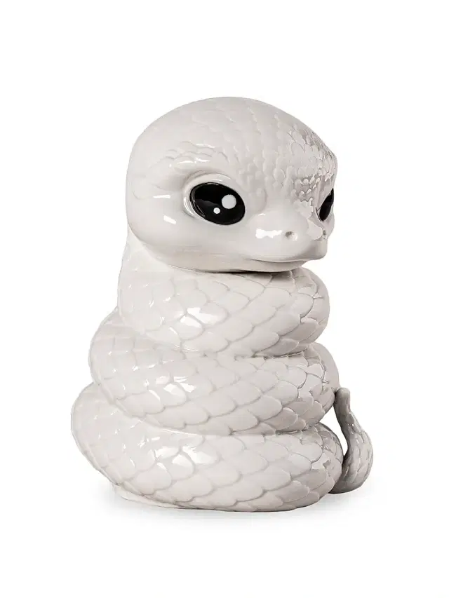 Lladro Baby Animals Snake Porcelain Figurine