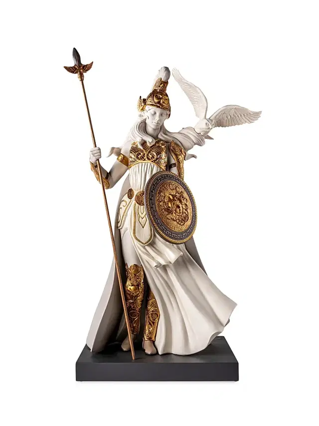 Lladro Myths Athena Porcelain Sculpture