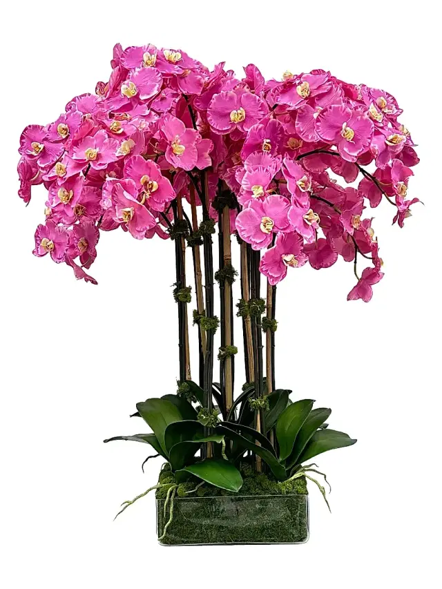 Winward Home Everyday Newness Refresh Faux Orchid Arrangement - Lavender Orchid
