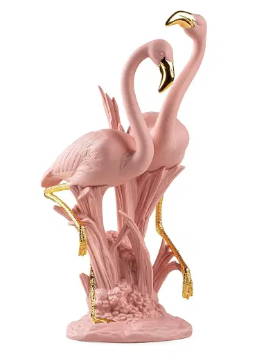 Lladro The Flamingos Figurine - Pink | Thumbnail 1 Lladro The Flamingos Figurine - Pink | Thumbnail 1