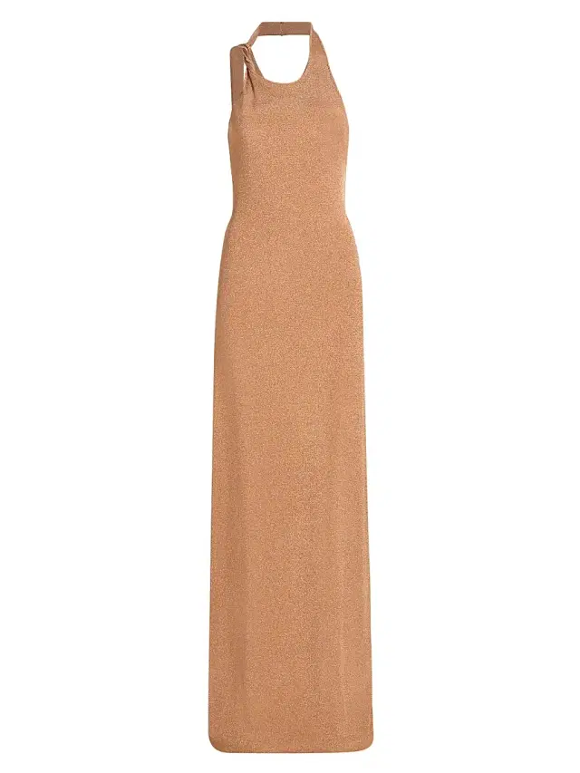 Et Ochs Women's Willow Knit Maxi Dress - Metallic Rose