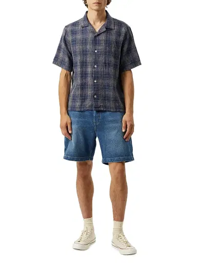 Corridor Men's Wavy Cotton-Linen Camp Shirt | Thumbnail 2 Corridor Men's Wavy Cotton-Linen Camp Shirt | Thumbnail 2