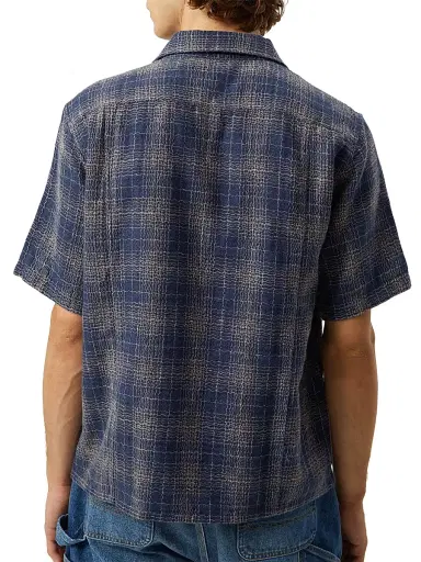 Corridor Men's Wavy Cotton-Linen Camp Shirt | Thumbnail 3 Corridor Men's Wavy Cotton-Linen Camp Shirt | Thumbnail 3