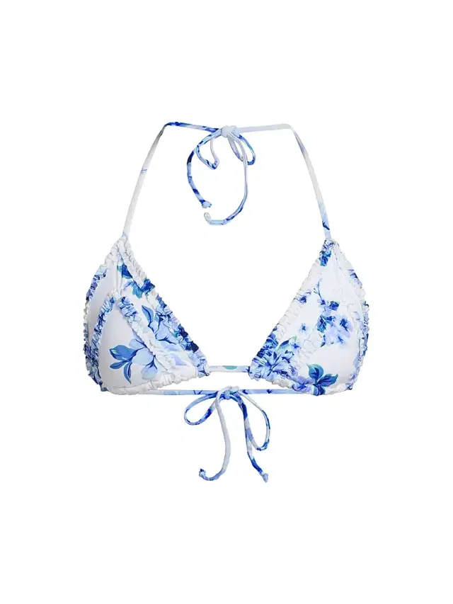 Beach Riot Women's Julie Triangle Bikini Top - Blushing Blooms
