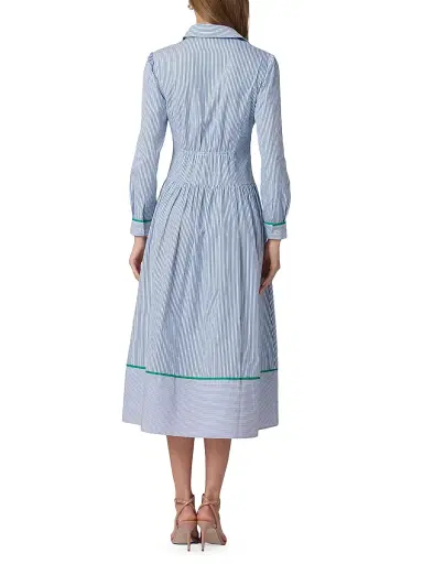 Shoshanna Women's Clarice Cotton Midi-Shirtdress | Thumbnail 3