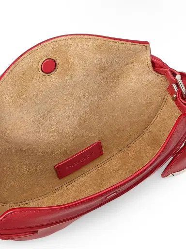 Ralph Lauren Collection Women's Mini Leather Crossbody Bag - Hot Pepper | Thumbnail 6 Ralph Lauren Collection Women's Mini Leather Crossbody Bag - Hot Pepper | Thumbnail 6