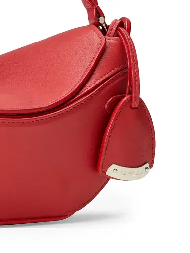 Ralph Lauren Collection Women's Mini Leather Crossbody Bag - Hot Pepper | Thumbnail 8 Ralph Lauren Collection Women's Mini Leather Crossbody Bag - Hot Pepper | Thumbnail 8