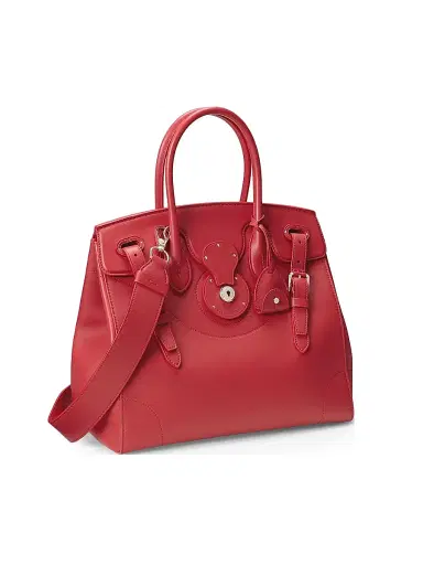Ralph Lauren Collection Women's Ricky 33 Soft Leather Top Handle Bag - Hot Pepper | Thumbnail 6 Ralph Lauren Collection Women's Ricky 33 Soft Leather Top Handle Bag - Hot Pepper | Thumbnail 6