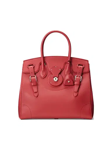 Ralph Lauren Collection Women's Ricky 33 Soft Leather Top Handle Bag - Hot Pepper | Thumbnail 1 Ralph Lauren Collection Women's Ricky 33 Soft Leather Top Handle Bag - Hot Pepper | Thumbnail 1